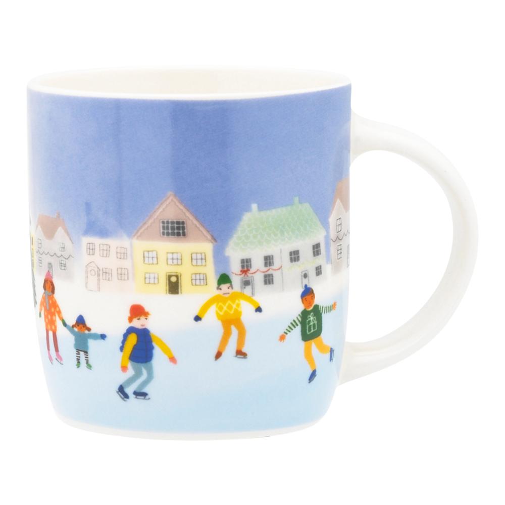 Porto Night Before Christmas Mug 330ml Ice Skating