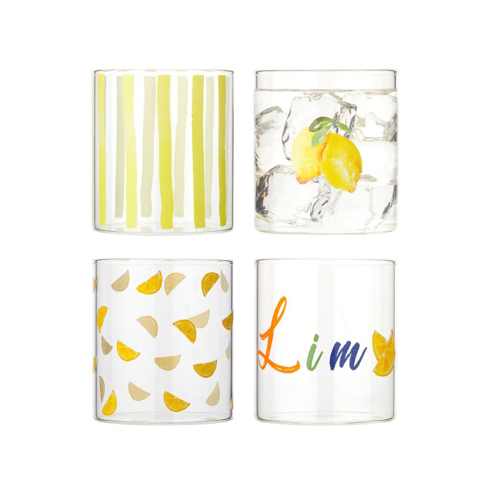 Porto Limone Set of 4 Tumblers 320ml