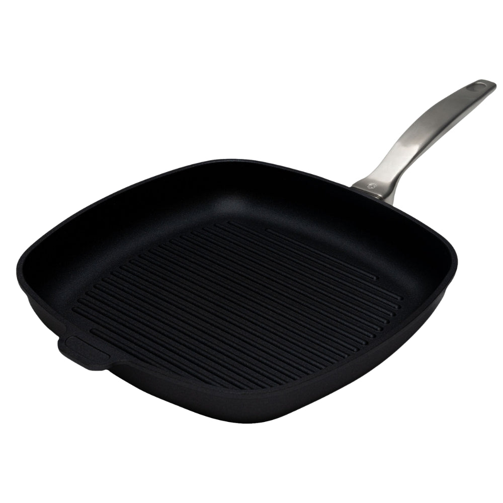 Swiss Diamond CXD Induction 28cm Frypan & Square Grill Pan