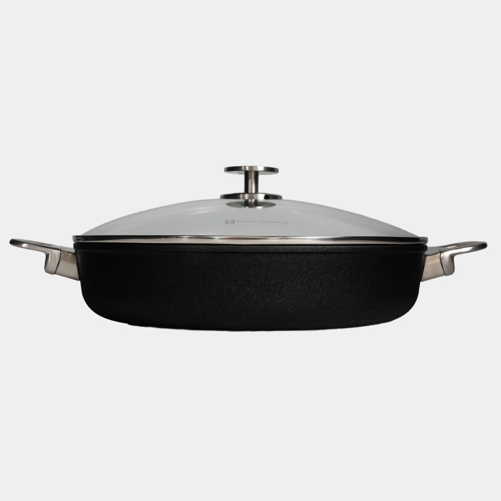Swiss Diamond CXD Induction Sautuese With Glass Vented Lid 32x6cm 4.5L
