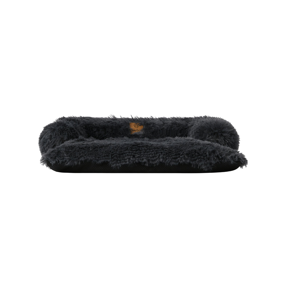 Charlie's Shaggy Faux Fur Bolster Sofa Protector Calming Dog Bed