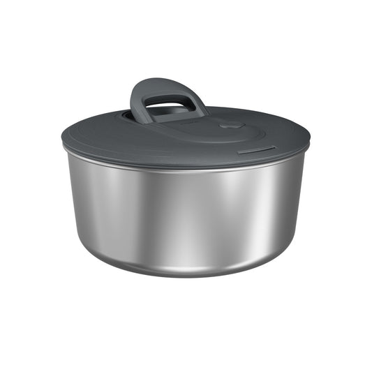 Zyliss Easy Spin Stainless Steel Salad Spinner Small