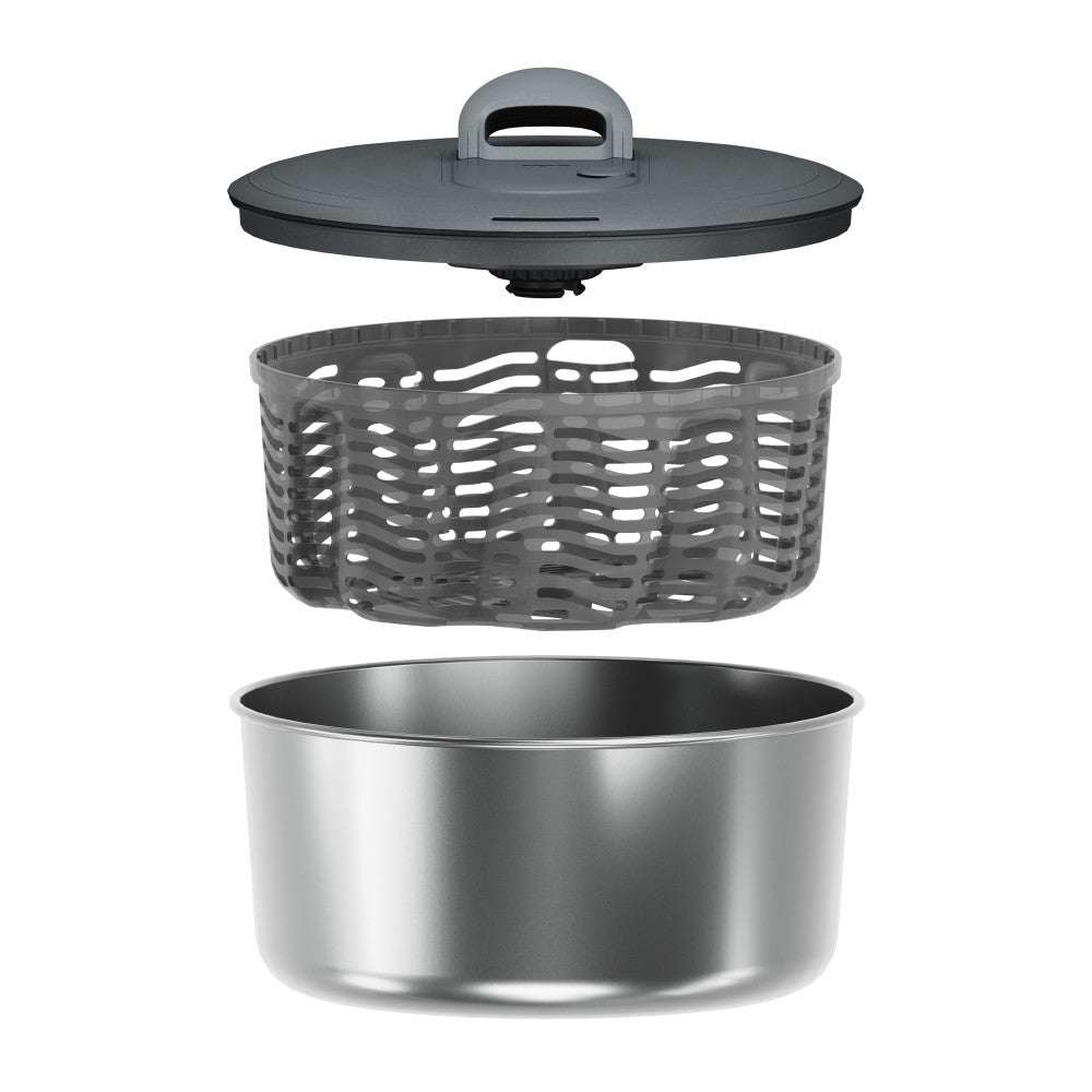 Zyliss Easy Spin Stainless Steel Salad Spinner Small