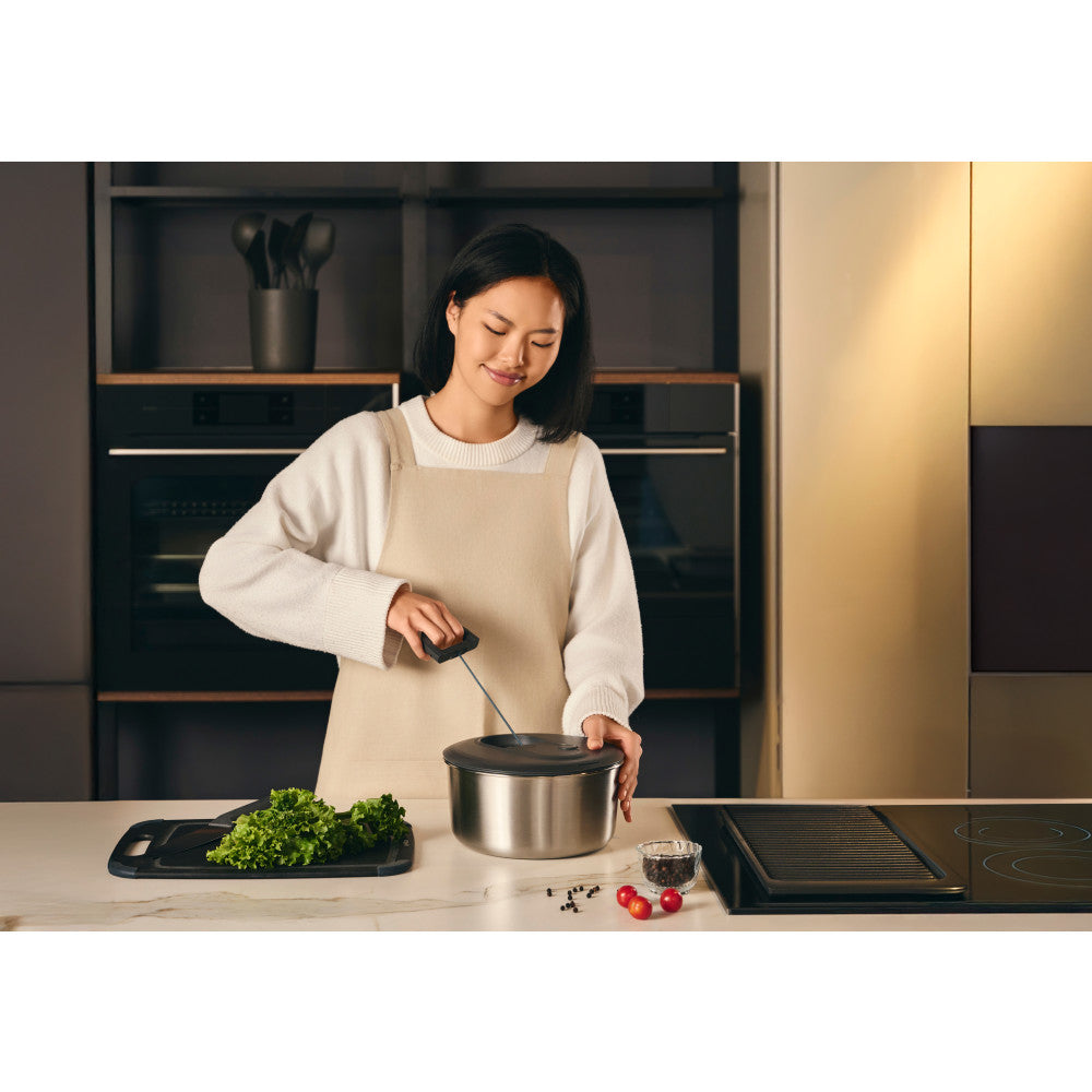 Zyliss Easy Spin Stainless Steel Salad Spinner Small