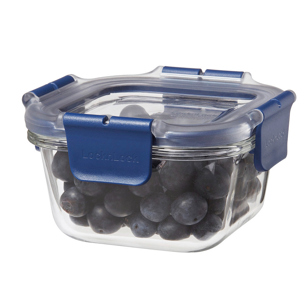 Locknlock Top Class Glass With Tritan Lid Square 300ml