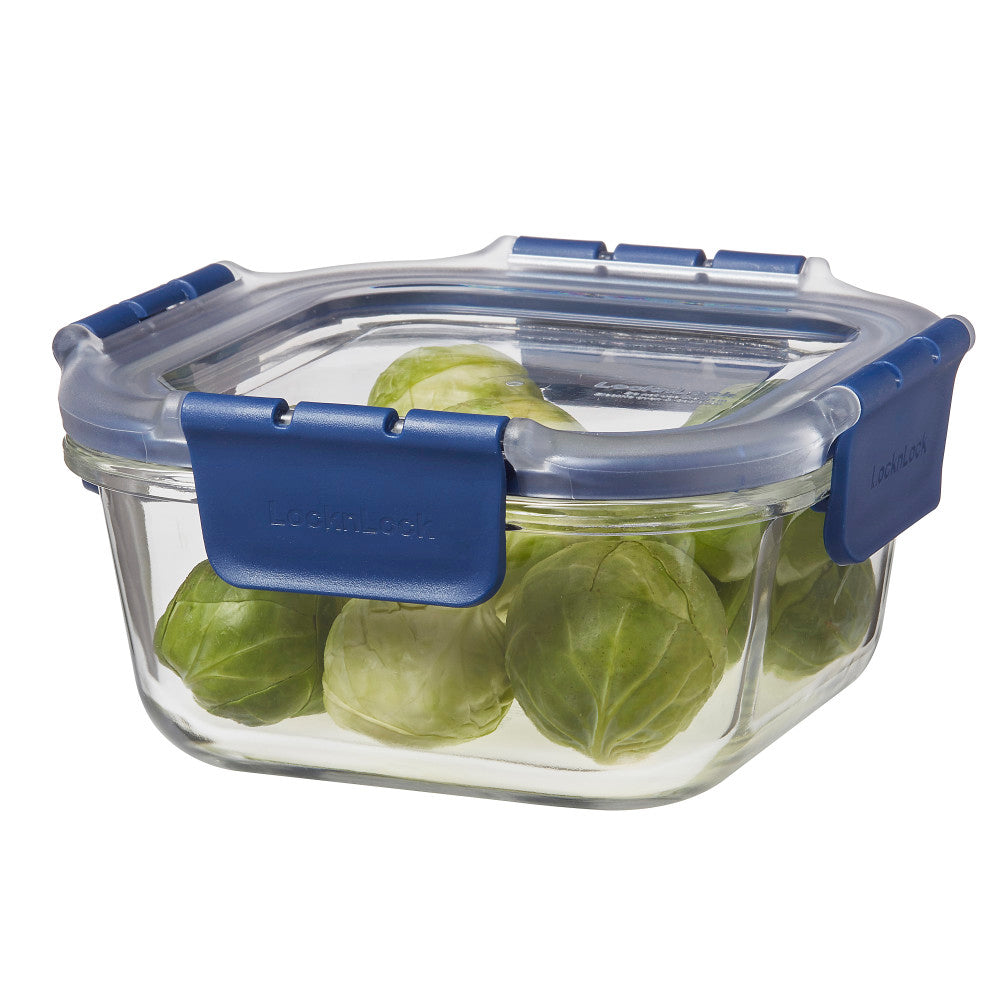 Locknlock Top Class Glass With Tritan Lid Square 500ml