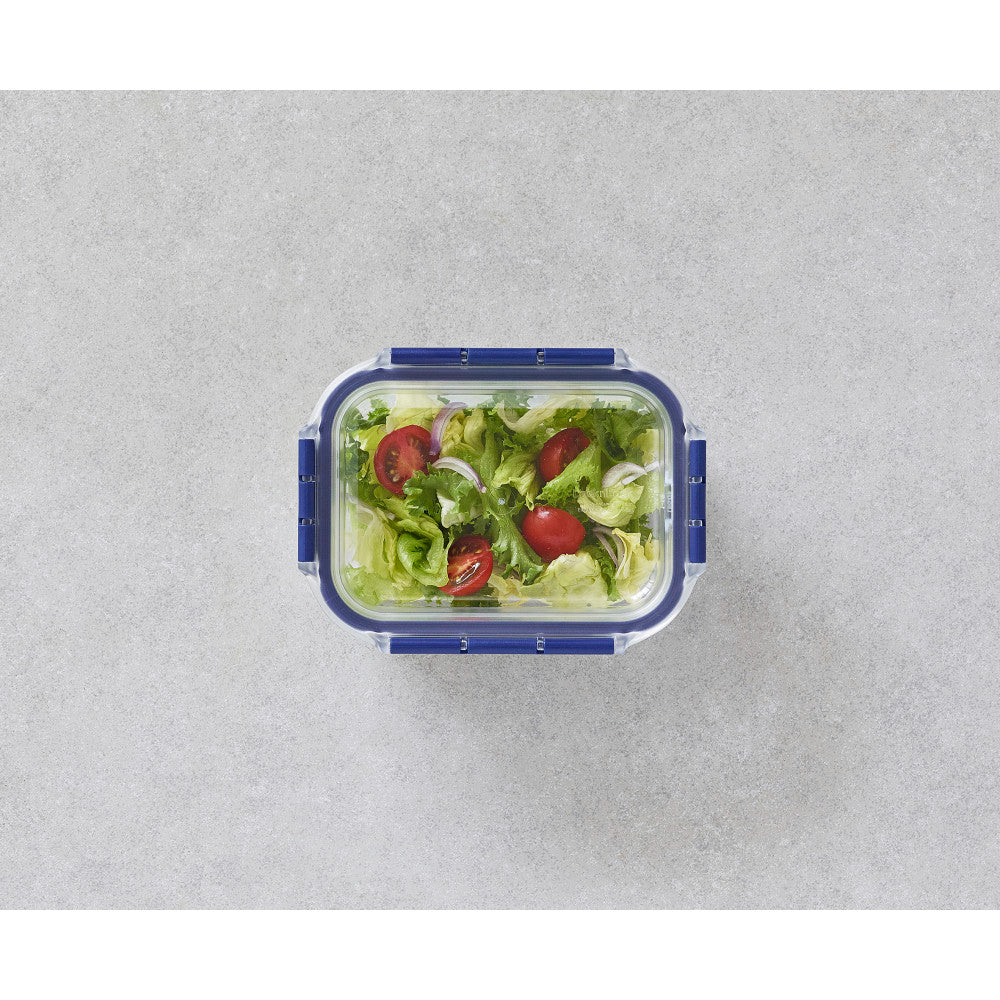 Locknlock Top Class Glass With Tritan Lid Rectangle 630ml