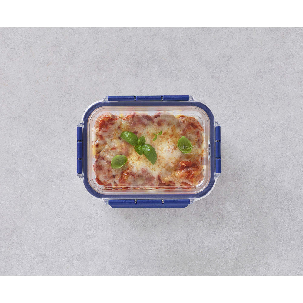Locknlock Top Class Glass With Tritan Lid Rectangle 1L