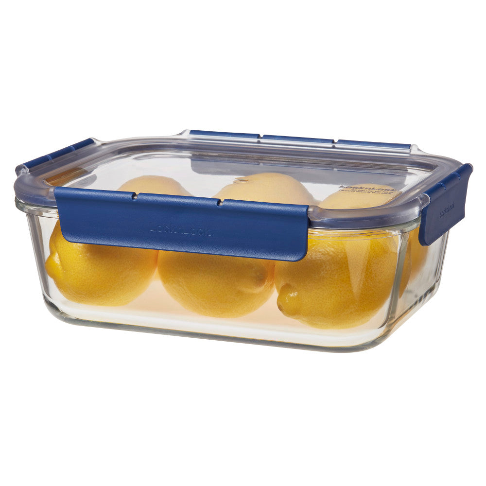 Locknlock Top Class Glass With Tritan Lid Rectangle 2L