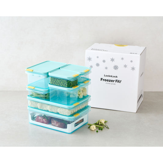 Locknlock Freezer Fit Container 8 Piece Set