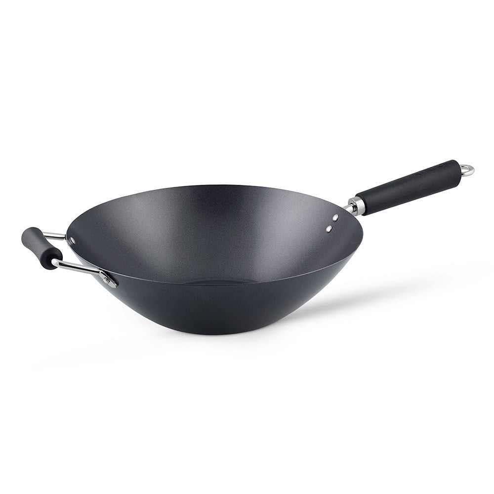 Ken Hom Excellence Carbon Steel Non Stick Wok 35cm