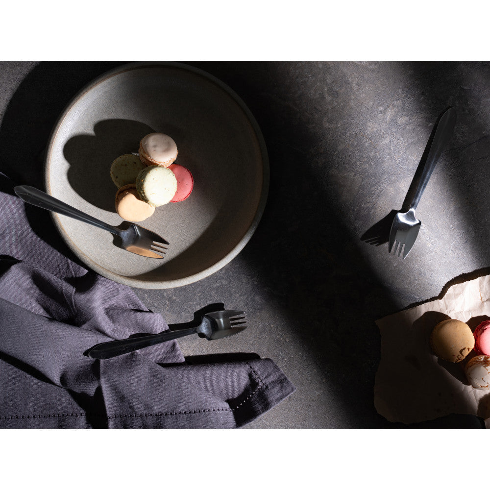 Splayd Black Label Mini 6 Piece Cake Fork Set