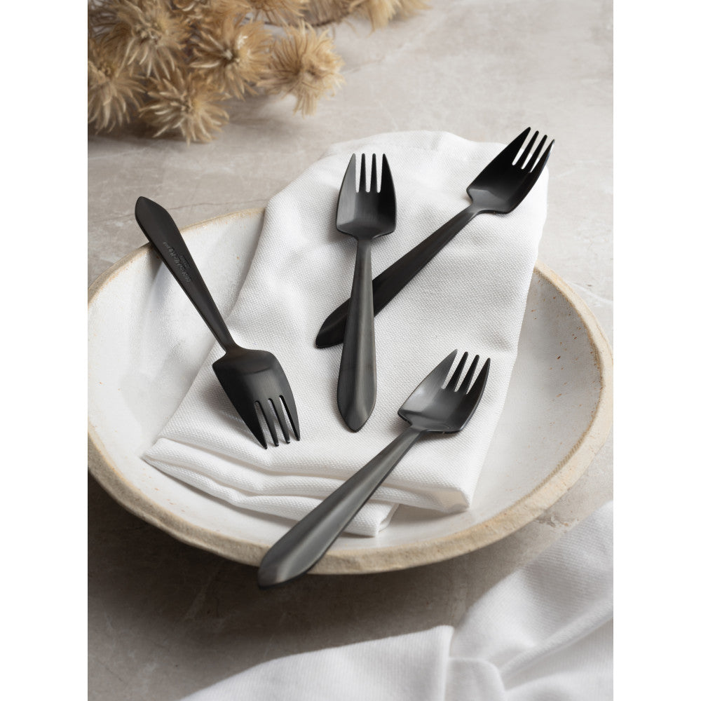 Splayd Black Label 6 Piece Cake Fork Set