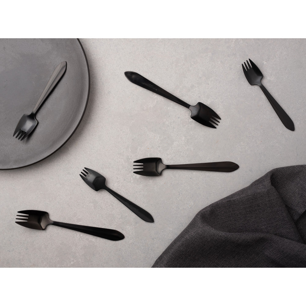 Splayd Black Label 8 Piece Cake Fork Set