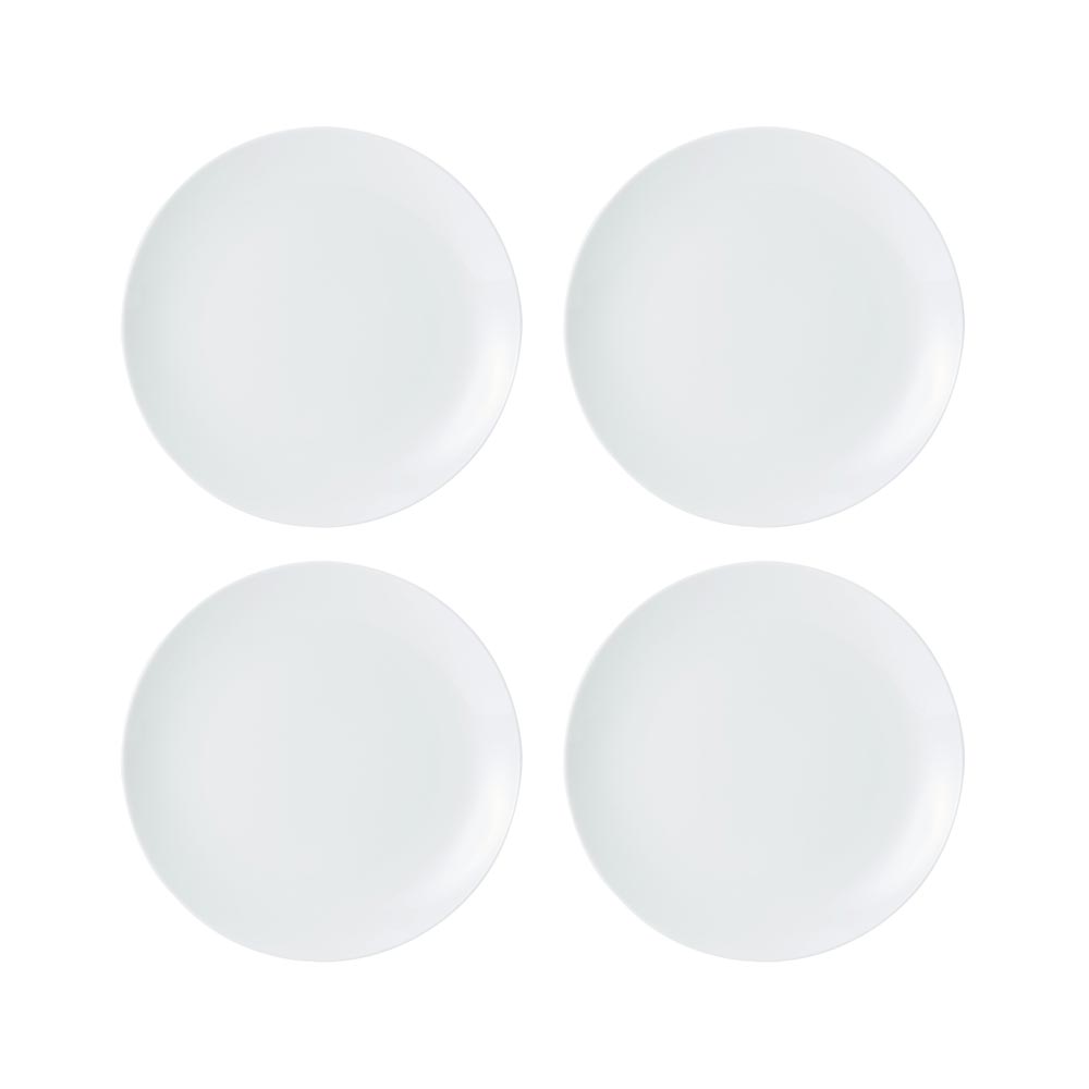 Mikasa Chalk 12 Piece Porcelain Dinner Set White