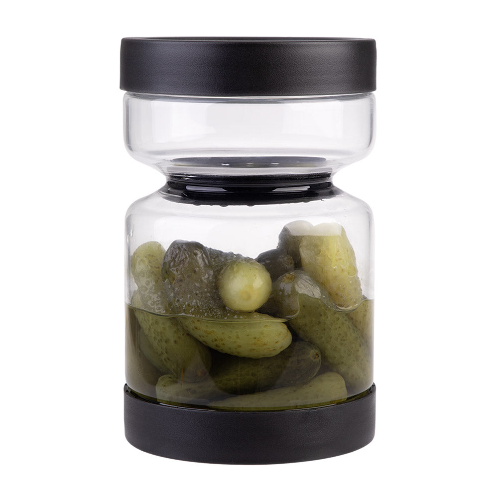 Appetito Borosilicate Glass Pickle Jar 1.1L