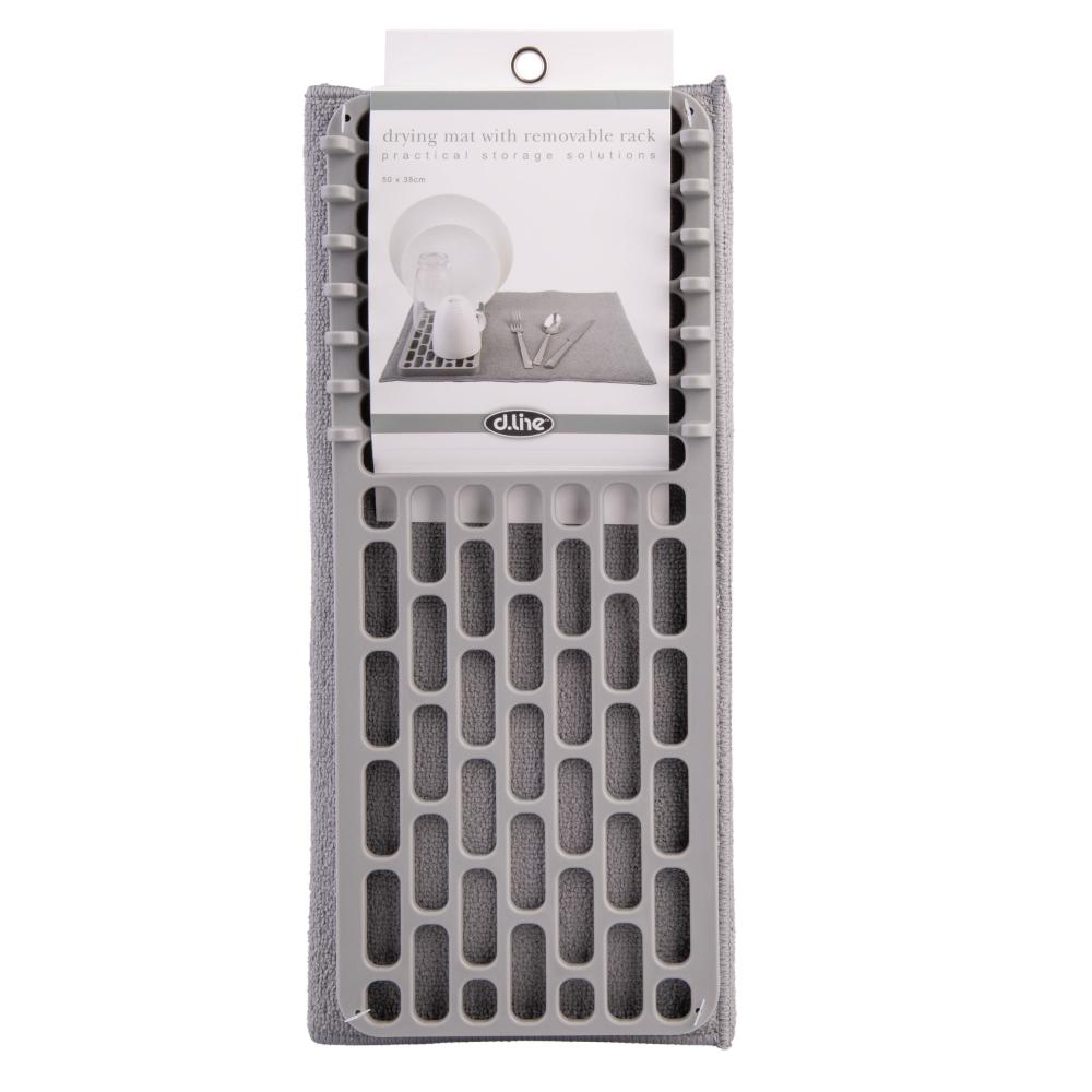 Dline Drying Mat with Removable Rack