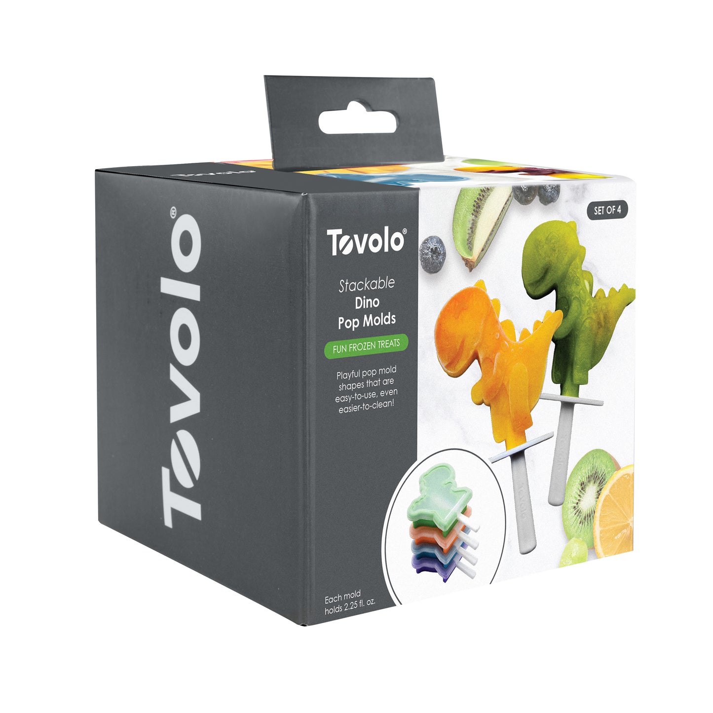 Tovolo Set of 4 Stackable Pop Moulds