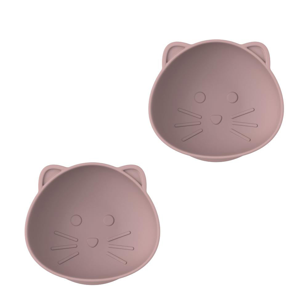 Melii Luxe  Set of 2 Silicone Suction Bowls