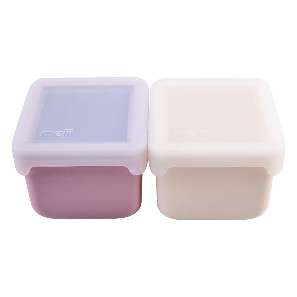 Melii Luxe Set of 2 Silicone Snack Containers 236ml
