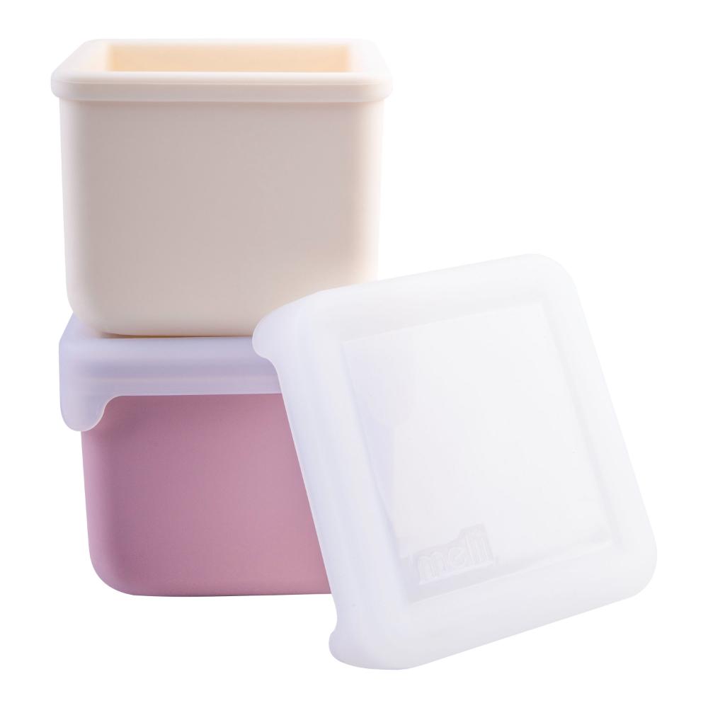 Melii Luxe Set of 2 Silicone Snack Containers 236ml