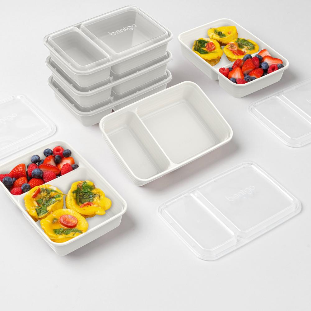 Bentgo Prep Set of 10 2 Compartment Containers