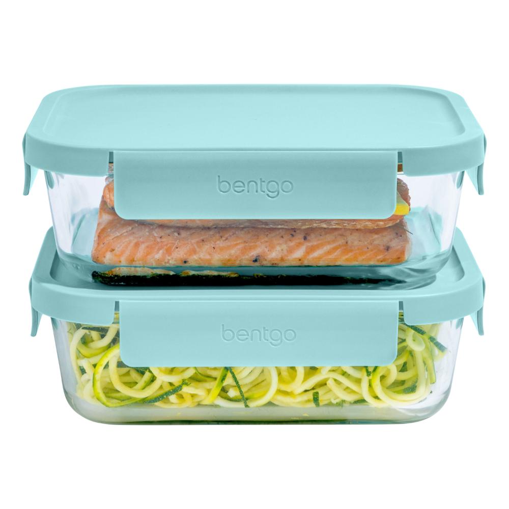 Bentgo 4 Piece Rectangle Glass Food Storage Set