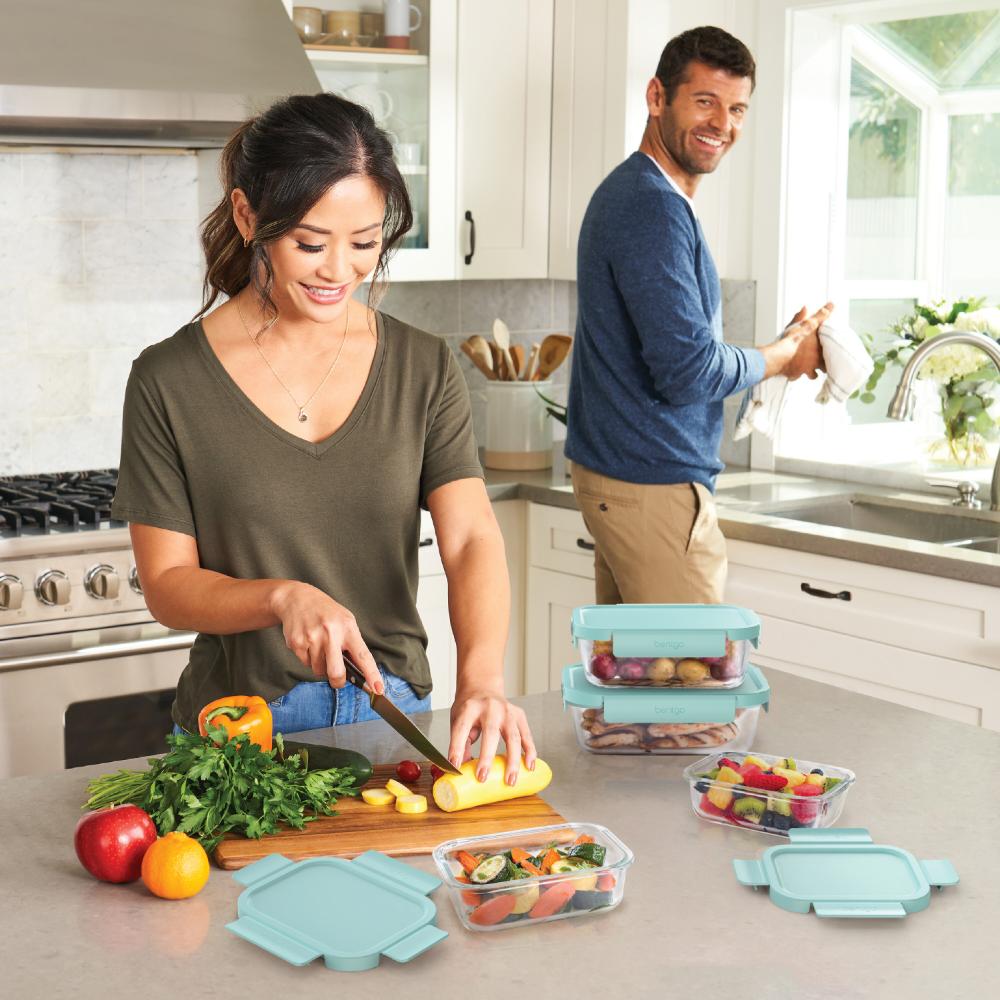 Bentgo 12 Piece Rectangle Glass Food Storage Set