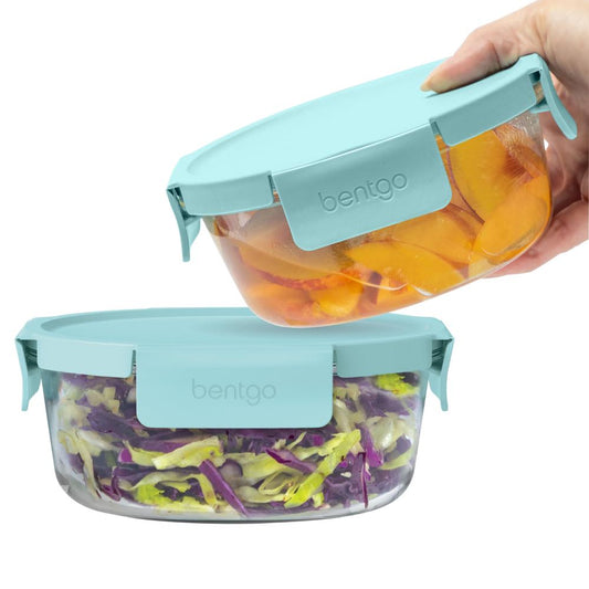 Bentgo 6 Piece Round Glass Food Storage Set