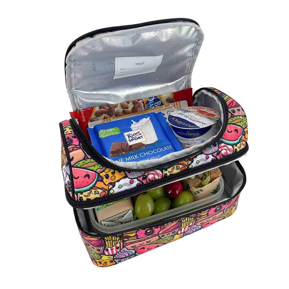 Sachi Insulated Double Decker Lunch Bag