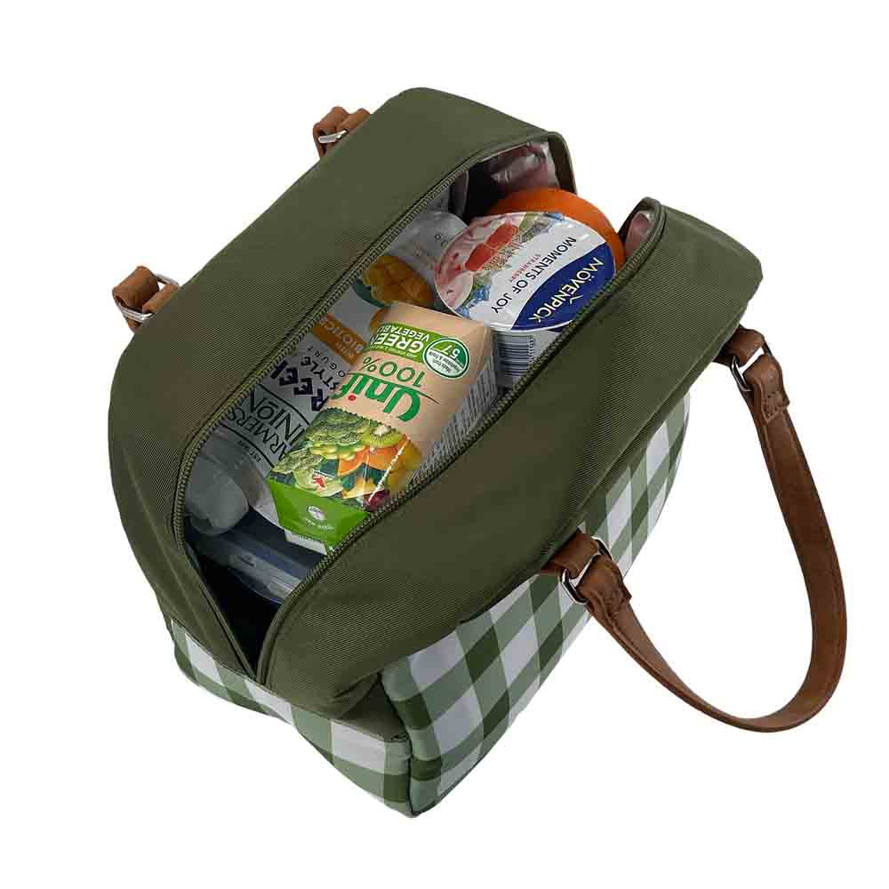 Sachi Insulated Cali Lunch Bag Gingham