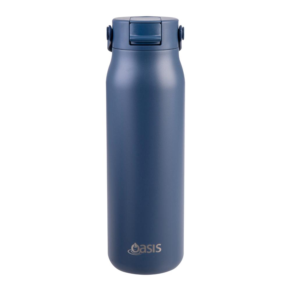 Oasis Ceramic Lined Stainless Steel Double Wall Insulated Sorrento Sipper Bottle 900ml
