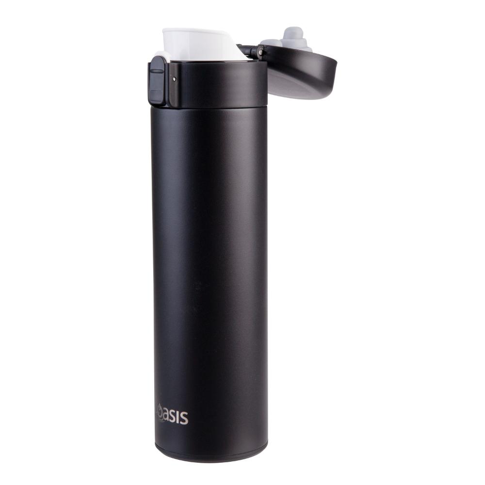 Oasis Stainless Steel Double Wall Insulated Flip Top Flask 480ml
