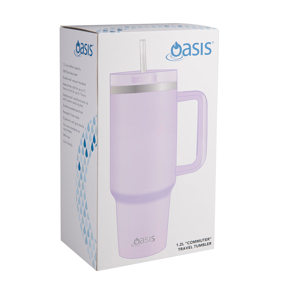 Oasis Commuter Double Wall Insulated Travel Tumbler 1.2L