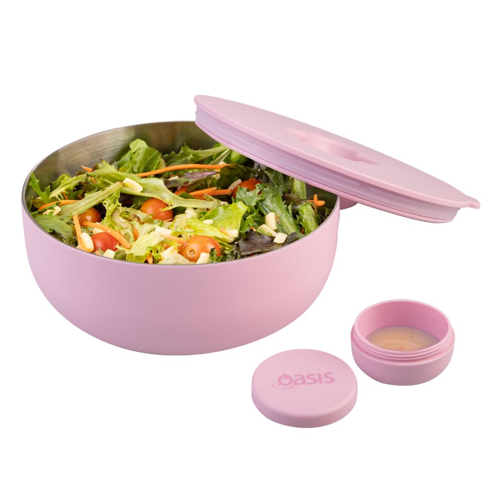 Oasis Stainless Steel Double Wall Insulated Fresh'N'Go Lunch Bowl 950ml
