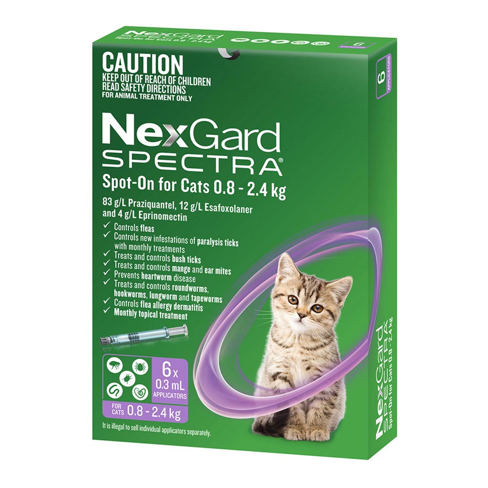 Nexgard Spectra Spot-on For Cats 0.8 - 2.4 KG