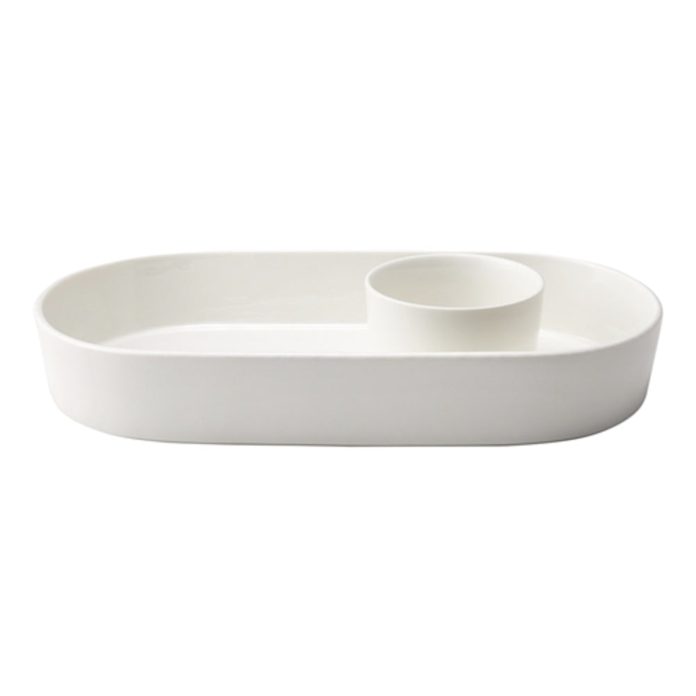 Ecology Origin Oval Chip & Dip Bowl 37.5x19.5cm