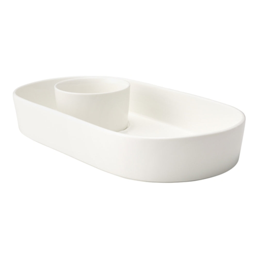 Ecology Origin Oval Chip & Dip Bowl 37.5x19.5cm