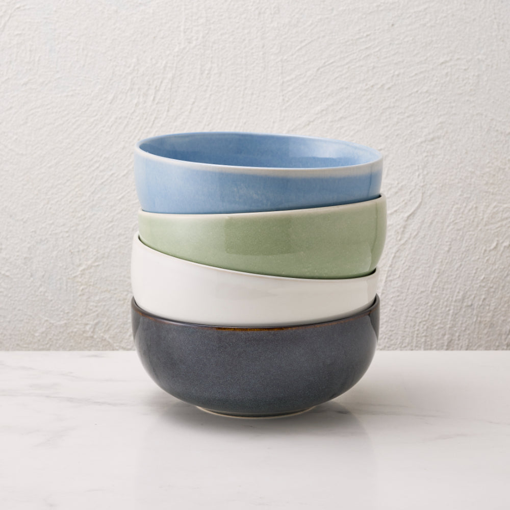 Ecology Element Set of 4 Noodle Bowls 14cm