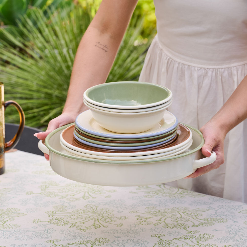 Ecology Mori Deep Rimmed Plate 26cm