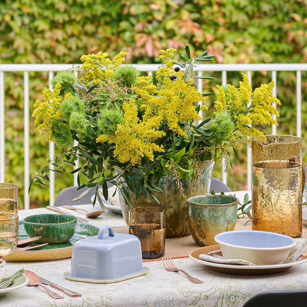 Ecology Mori Butter Dish with Tray Skylark