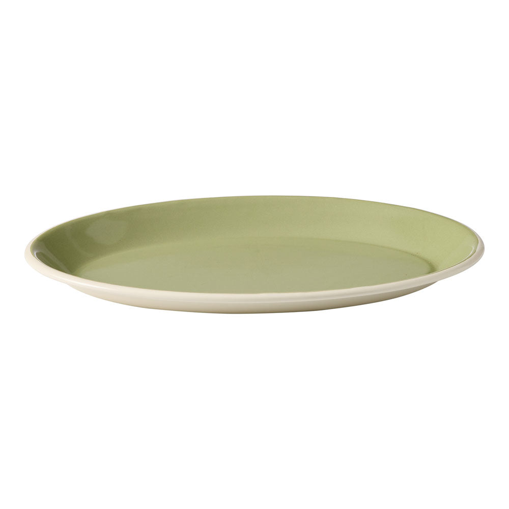 Ecology Mori Oval Platter 32.5x21.5cm Olive