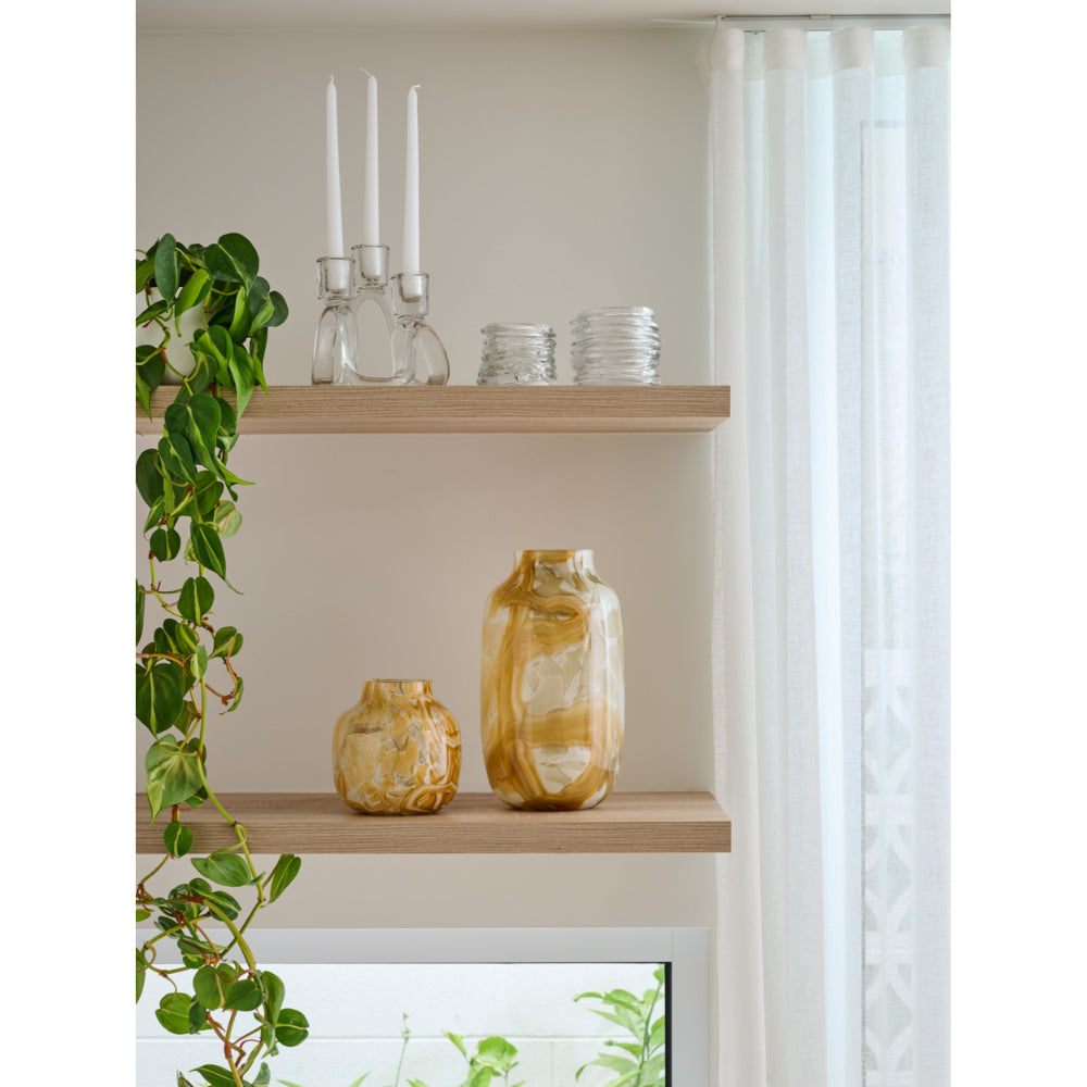 Ecology Elowen Vase 32cm Honeycomb