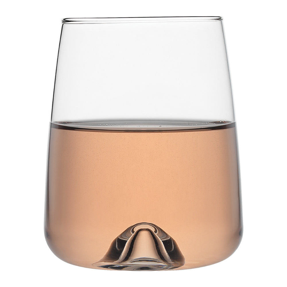 Ecology Ida Set Of 6 430ml Stemless Wine Glasses