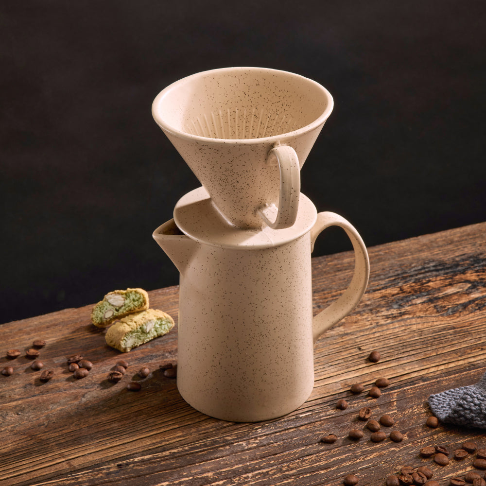 Leaf & Bean Aster 600ml Pour Over Coffee Jug With Filter