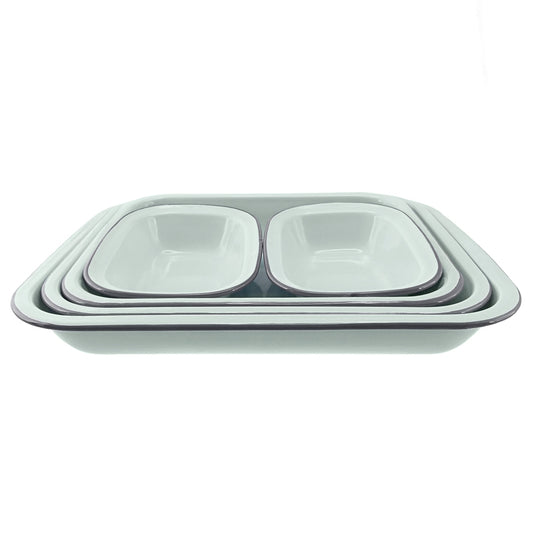 Falcon 5 Piece Bake Set Duck Egg Blue & Grey