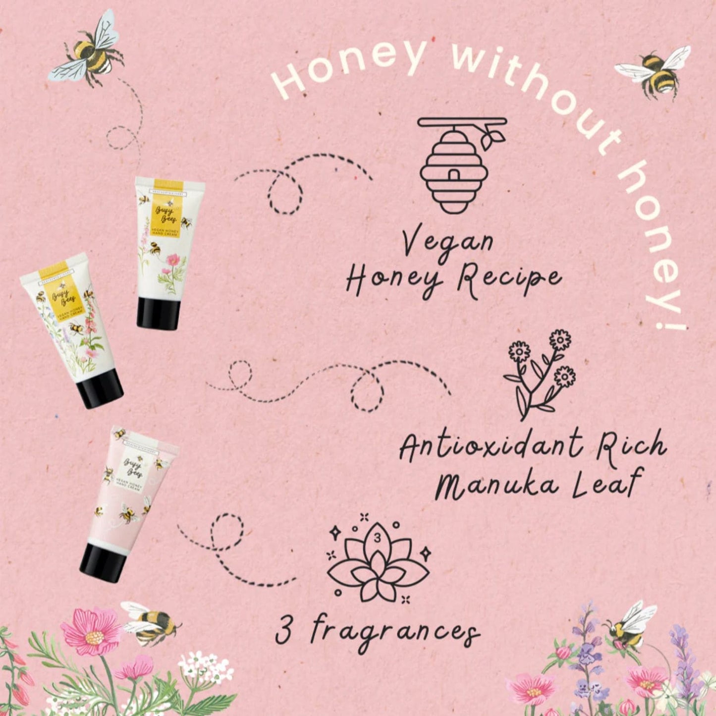 Heathcote & Ivory Busy Bees Hand Cream in Tin