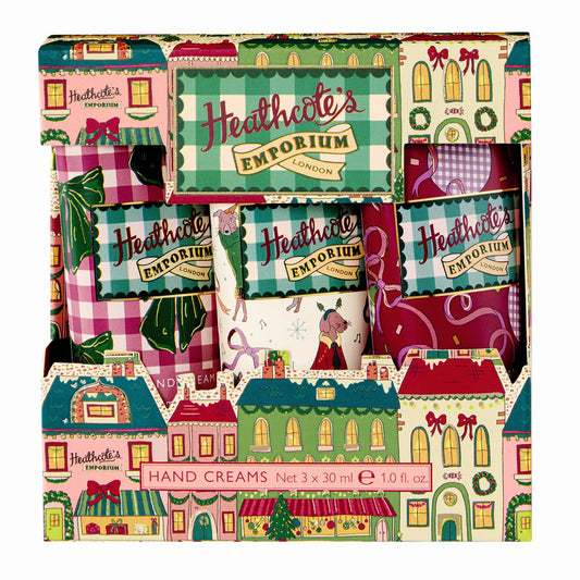 Heathcote's Emporium Festive Hand Cream Trio