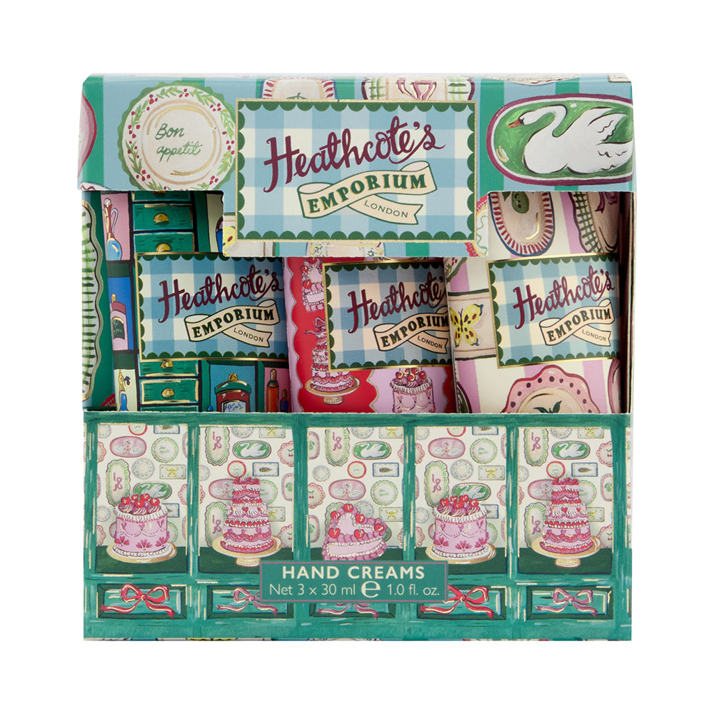 Heathcote & Ivory Emporium Vintage Fayre Hand Cream Trio