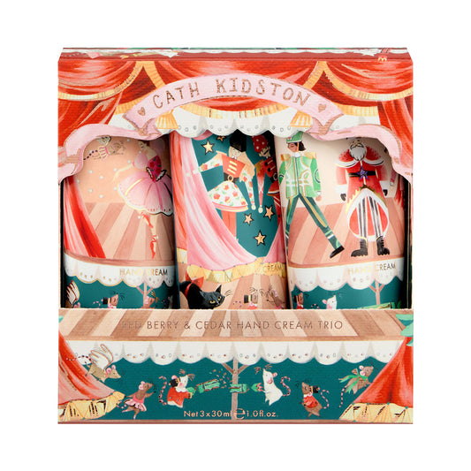 Heathcote & Ivory Cath Kidston Nutcracker Theatre Hand Cream Trio